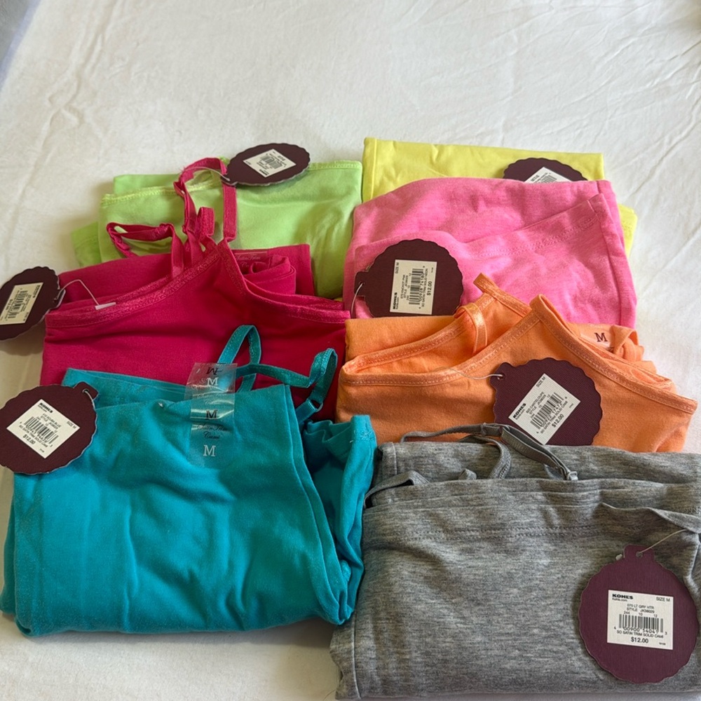 Kohl’s Downtown Cami bundle of seven brand new with tag - Picture 1 of 2